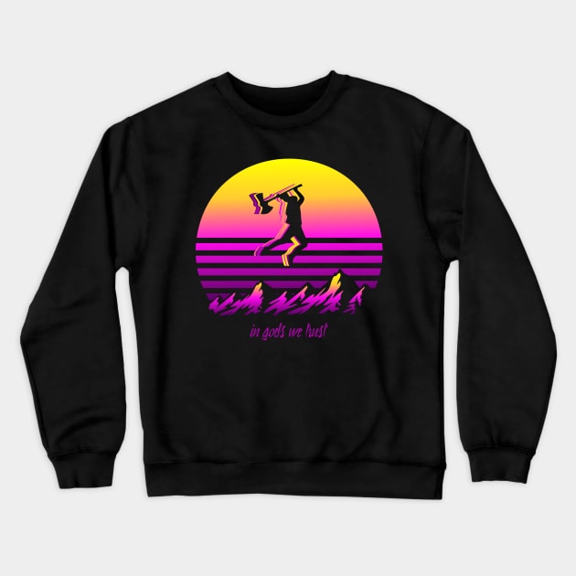 in gods Crewneck Sweatshirt by spoilerinc